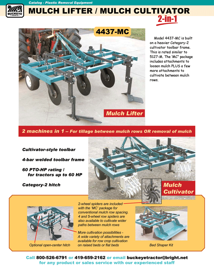 Buckeye Tractor Online Catalog Page 1309 Mulch Lifters